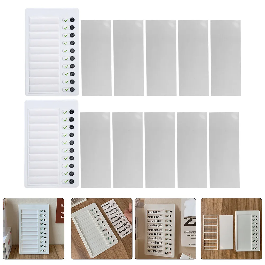 

1Set Chore Chart Weekly Behavior Tracker for Home School Planner Reward System Multifunctional