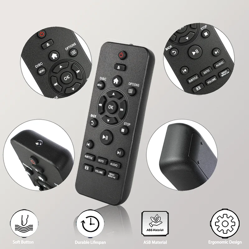 RC-5721 RC5721 For Philips Remote Control Replacement, For Philips DVD Player DVP-2850 DVP-3600 DVP-3880 DVP-3950 DVP-3990