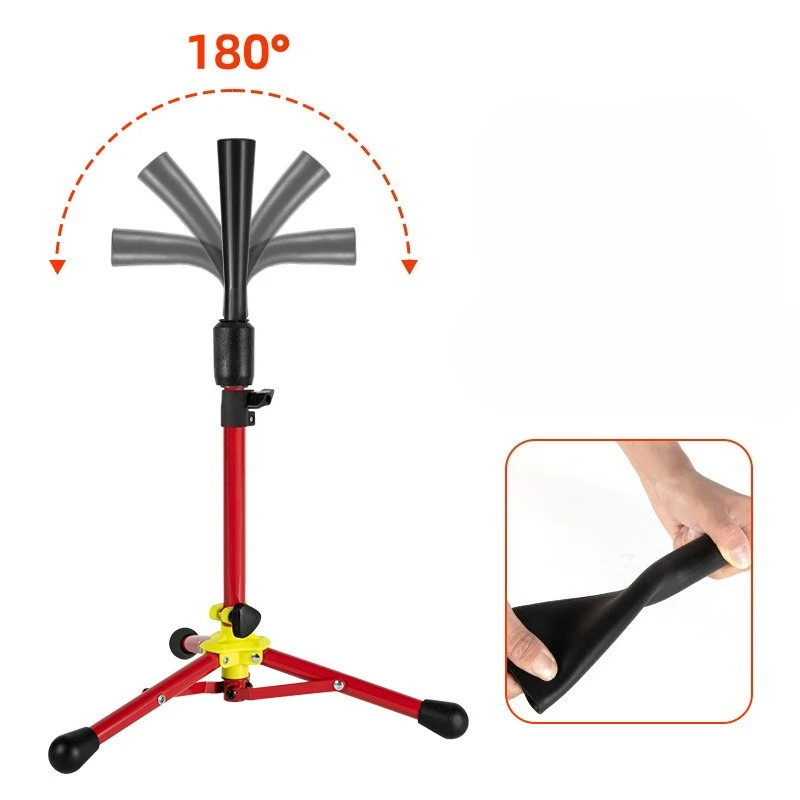 Adjustable Baseball Batting Training Stand Children Baseball Batting Seat Adult Baseballs Trainer Professional Sports Equipment