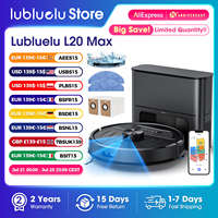 L20 Max Robot Vacuum Mop 60-Day Self-Emptying LiDAR Navigation 5500Pa Suction Y-Mopping, App Control  120min Run
