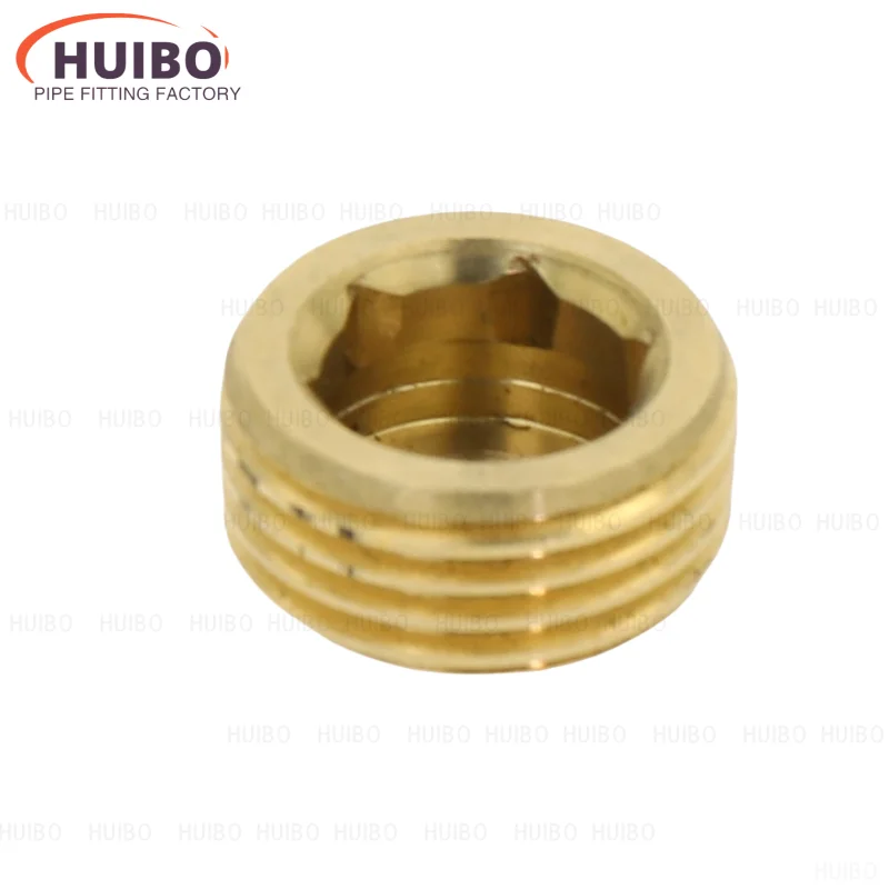 

Pneumatic Brass fittings 1/8" 1/4" 3/8" 1/2" 3/4" M12x1 Male Thread Internal Hex Socket Head Pipe Plug Fitting copper Connector