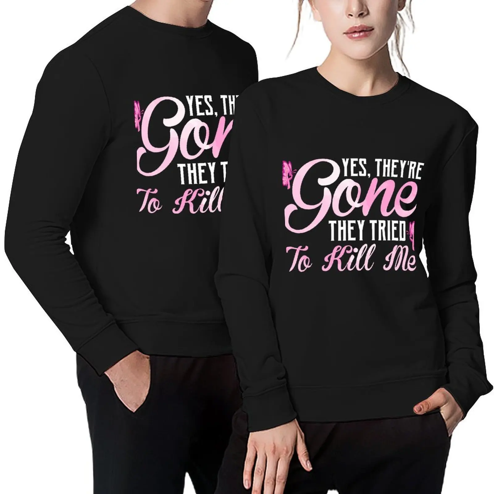 

Yes They're Gone Mastectomy Breast Cancer Pullover blouse mens clothes men's coat mens designer clothes sweatshirt men