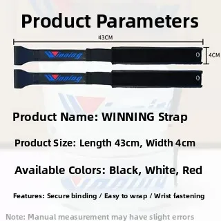 Winning Boxing Gloves with Strap Ultra-Synthetic Leather Wristband Self-Adhesive Magic Tape No Need for Others