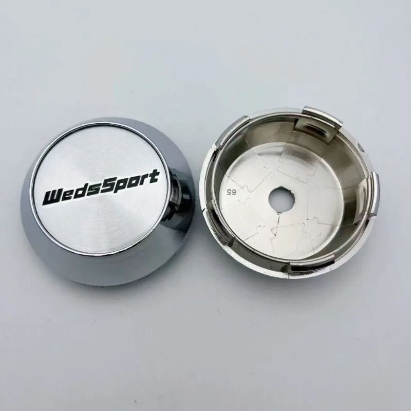 4 Stück 60 mm 64 mm 65 mm 68 mm 69 mm Auto-Radnabenkappen mit Weds Sport Logo Abzeichen High Cap Rad Radkappen Felgenabdeckung Autozubehör – Detail 10