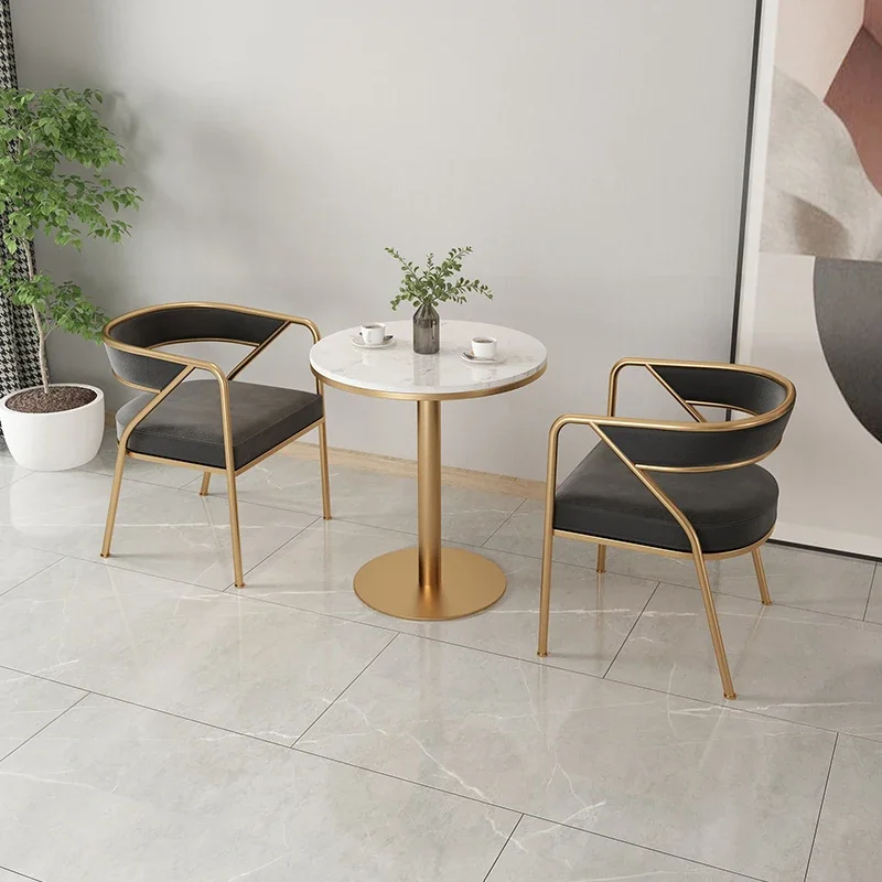 Small Round Restaurant Chairs Marble Mobile Newclassic Kitchen Restaurant Chairs Office Apartmen Furniture New