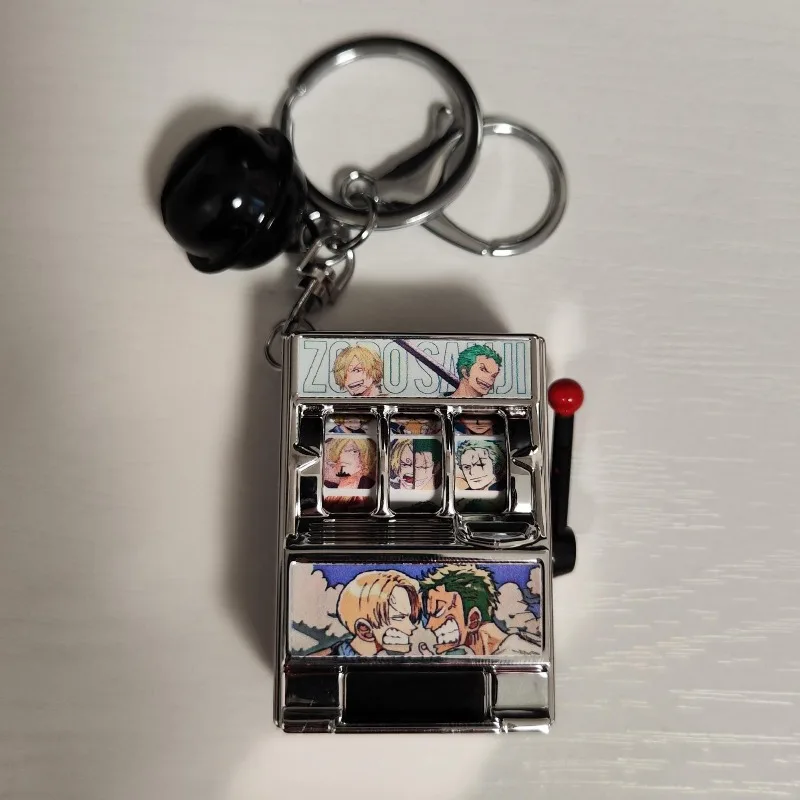 One Piece Monkey·D·Luffy Roronoa Zoro personalisierter kreativer Schlüsselanhänger für Studenten, zweidimensionales Dekompressionsspielzeug, Anhänger, Geschenke – Detail 4