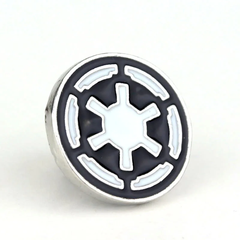 Movie Star Wars Fashion Metal Enamel Brooch Galactic Empire Golo Badge Pins Jewelry for Jacket Shirt Lapel Handbag Accessories