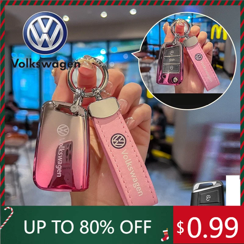 

Для VW Volkswagen 2036, модный чехол для автомобильного ключа из ТПУ, полное покрытие, брелок для VW Volkswagen Golf 7 MK7 Tiguan MK2 для SEAT Atec