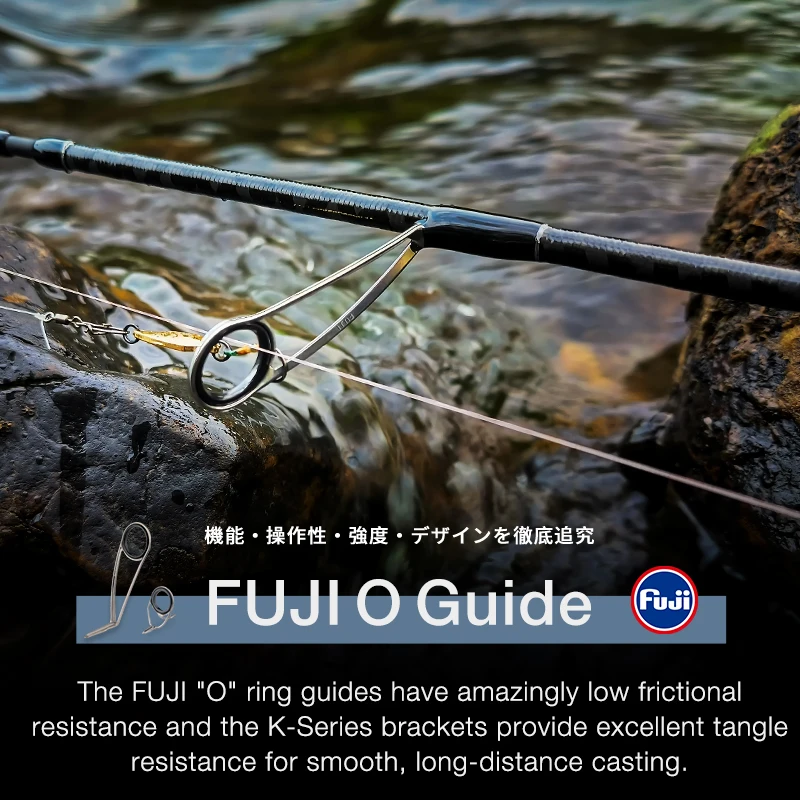 Imagem -02 - Tsurinoya-jogo Leve Spinning Vara de Pesca Guia de Ação Rápida Fuji Trout Jing Stream Rod 1.6m 1.8m ul Power