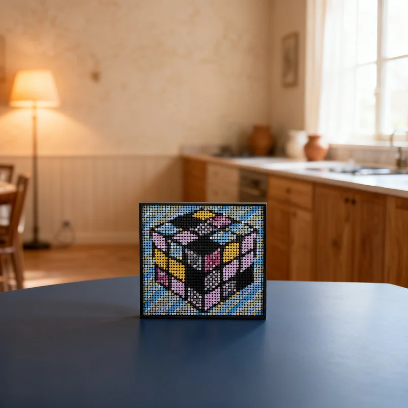 

3339 деталей MOC Rubix Cube: Художественная модель, конструктор, подарок для творчества, коллекционный предмет, декор для дома и офиса, премиум-класс, для взрослых и детей