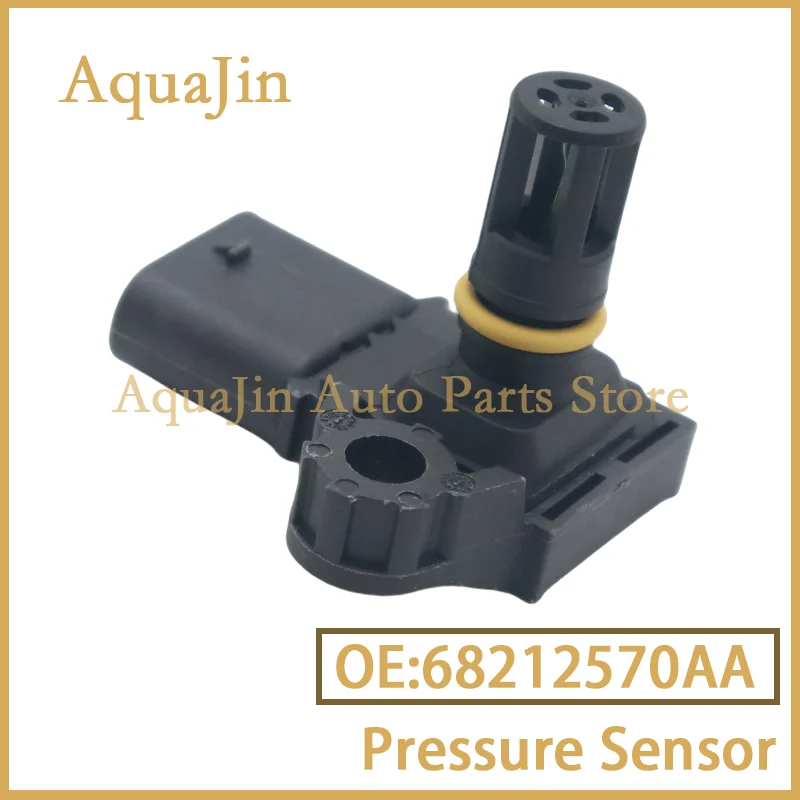 Sensor MAP de presión absoluta del colector 68212570AA para Alfa Romeo Stelvio Giulia Bj 2016 ~ 2024 2017 2018 2019 2020 2021 2022 2023