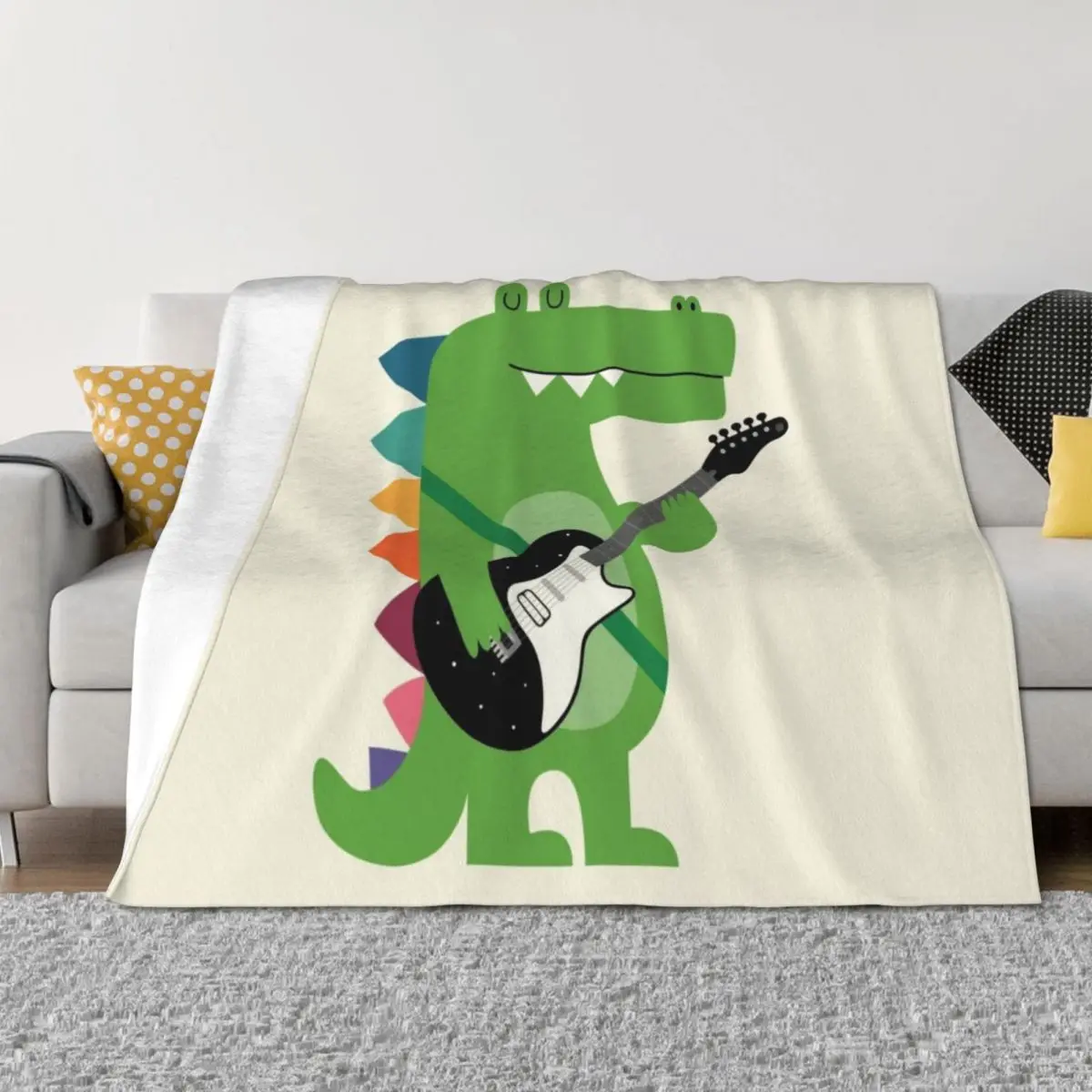 

Croco Rock Throw Blanket manga christmas decoration Flannels Loose Blankets
