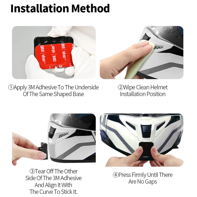Customized For FF353/FF352/FF358/FF390/FF800/FF801/FF396/FF805 Motorcycle Helmet Chin Mount For LS2 For GoPro DJI Insta360 - view 3