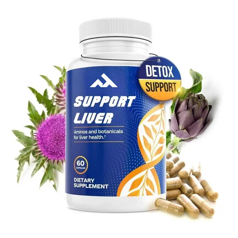 Liver Cleansing and Repair, Korean Thistle Extract Liver Health Formula, Containing Milk Thistle, Taurine, and Methionine