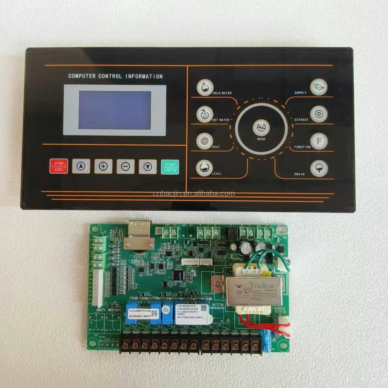 quality SX165006A automatic elution dual-use washing machine key computer board controller for hotels and laundry plants