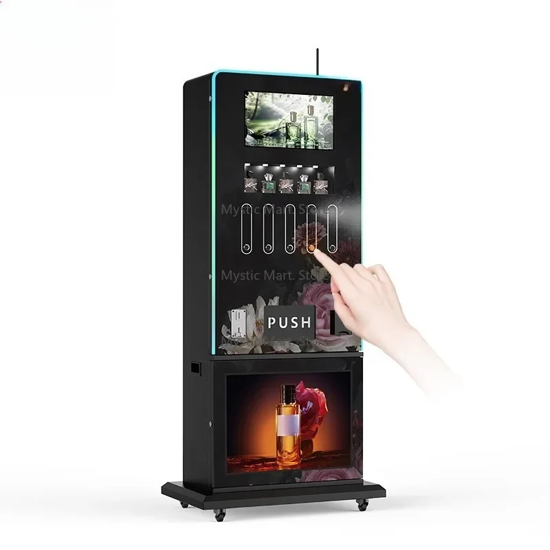 New Touch Screen Perfume Vending Machine | Stand-Mounted for Cologne Samples