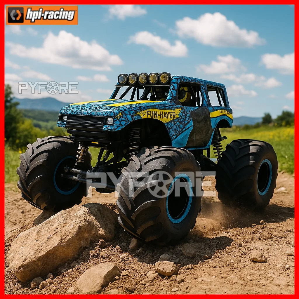 

HPI 160765 MUNSTER KING 1/10 4WD RTR simulation RC remote control model car Brushed