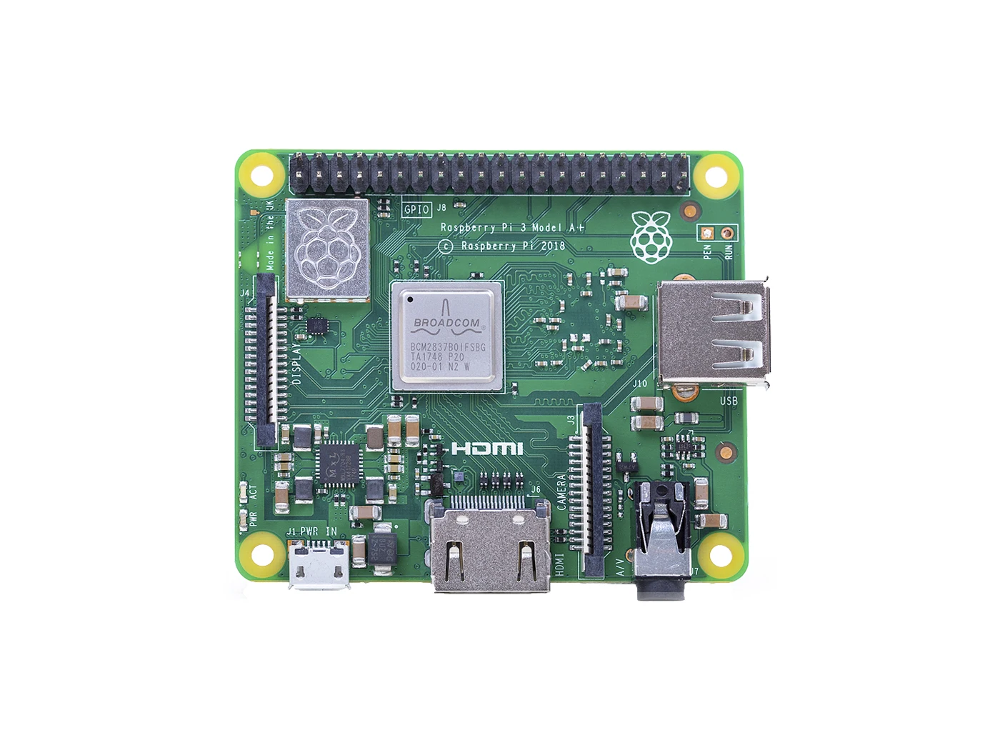 Imagem -05 - Raspberry pi Modelo a Mais Plus com Wi-fi e Bluetooth Cpu 4-core Bmc2837b0 512m Ram