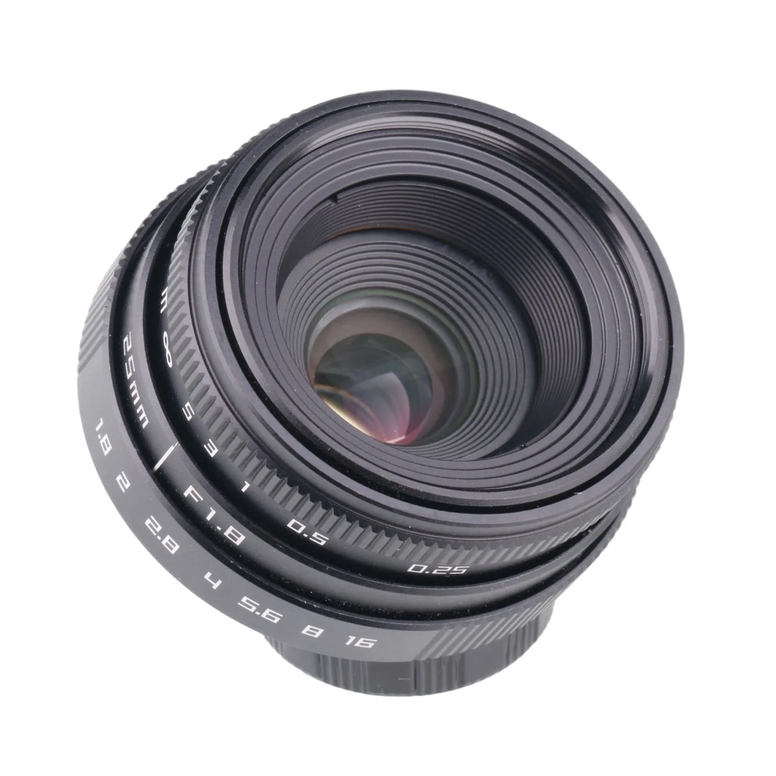 Mini 25mm f/1.8 APS-C CCTV Lens+adapter ring+2 Macro Ring for Fujifilm X Mount Mirroless Camera XT10/XT20/XT30/X100F