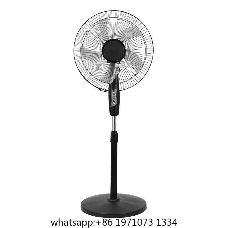 Electric fan, household floor-to-ceiling vertical shaking head timing wind dormitory silent floor fan