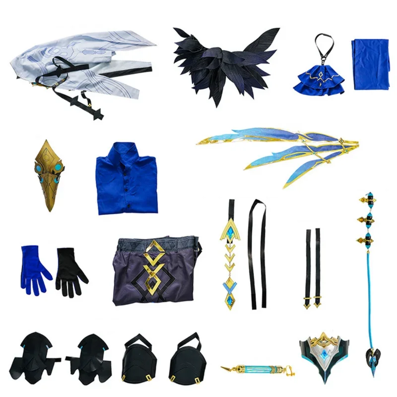 FC6Game Genshin Project II Dottore Cosplay Genshin II Dottore Kostum Set Pakaian Anime Halloween @ FC8!