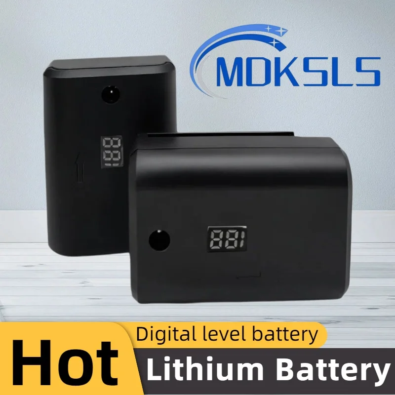 Recharge Laser Level Lithium Battery 2000mAh Large Capacity Digital Lithium Polymer Battery W/ Number Display Level Part
