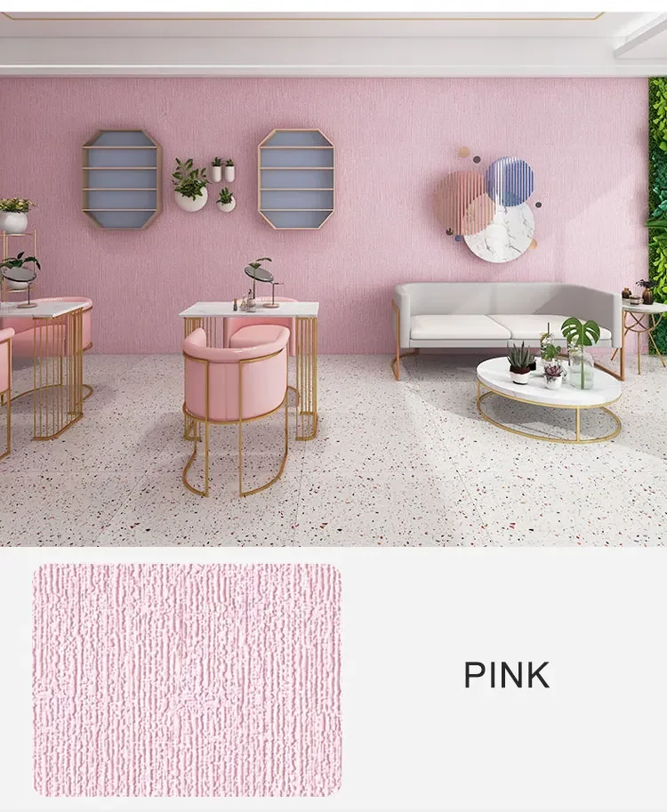 Leinen Tapete selbst klebend wasserdicht feuchtigkeit beständig und schimmel resistent 3d Wanda uf kleber Home Wohnzimmer Wand dekoration – Detail 11