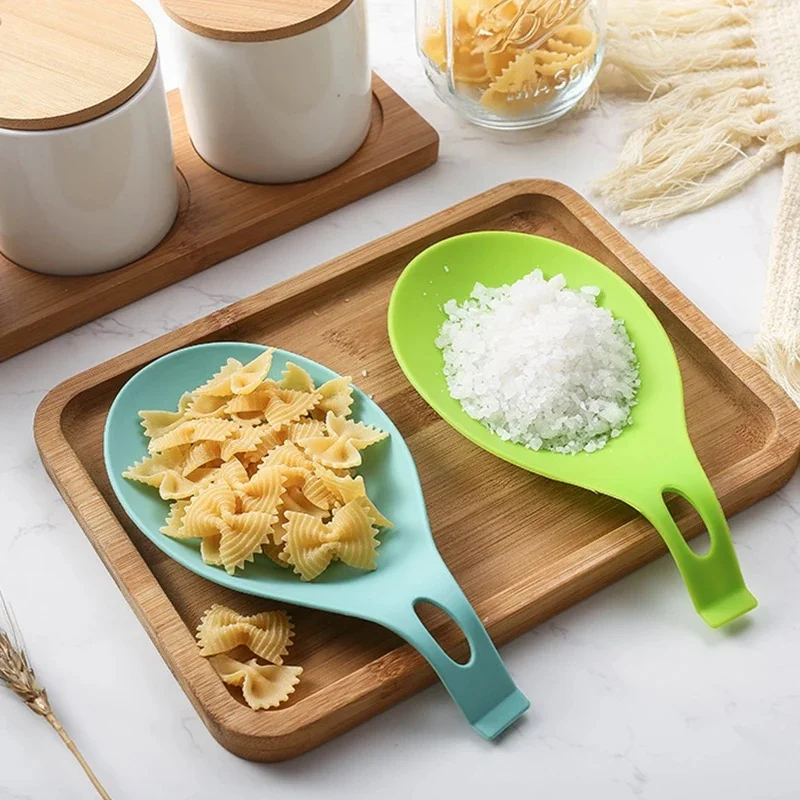 Silicone Rubber Spoon Cushion Soup Spoon Cushion Kitchen Utensil Cushion Heat Insulation Creative Dish Cushion Easy To Clean Spo