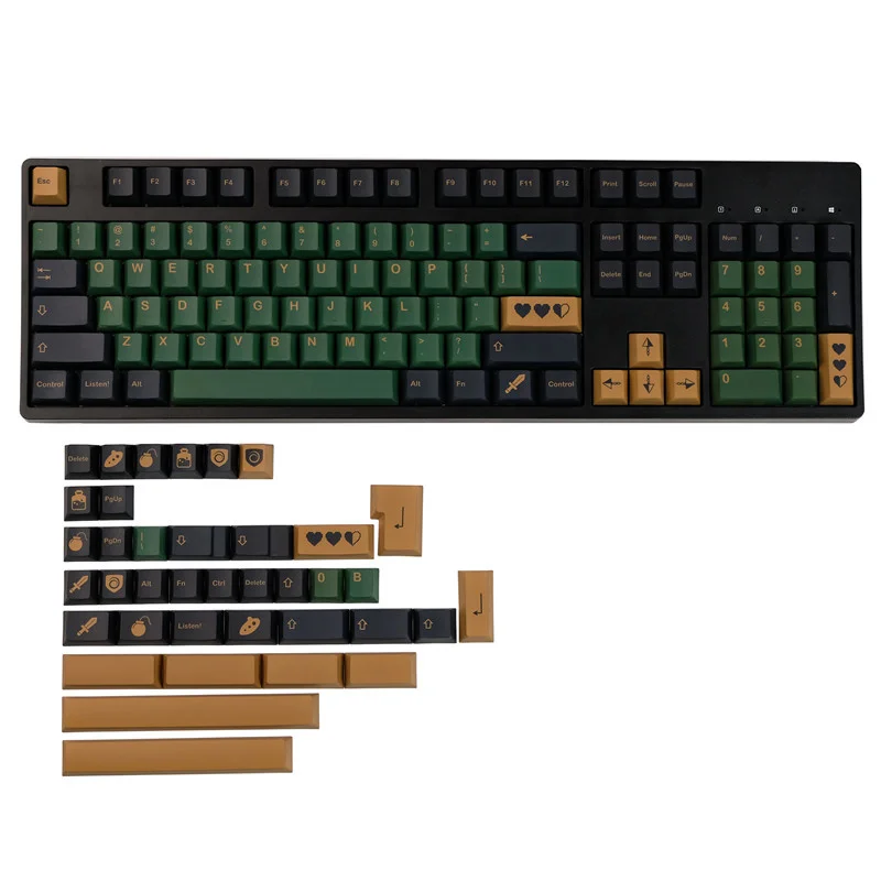 140 Keys/set GMK Hero Keycaps PBT Dye Subbed Key Caps Cherry Profile Keycap For Keychron Q2 K2 65% 75% Anne GH60 GK64 Poker