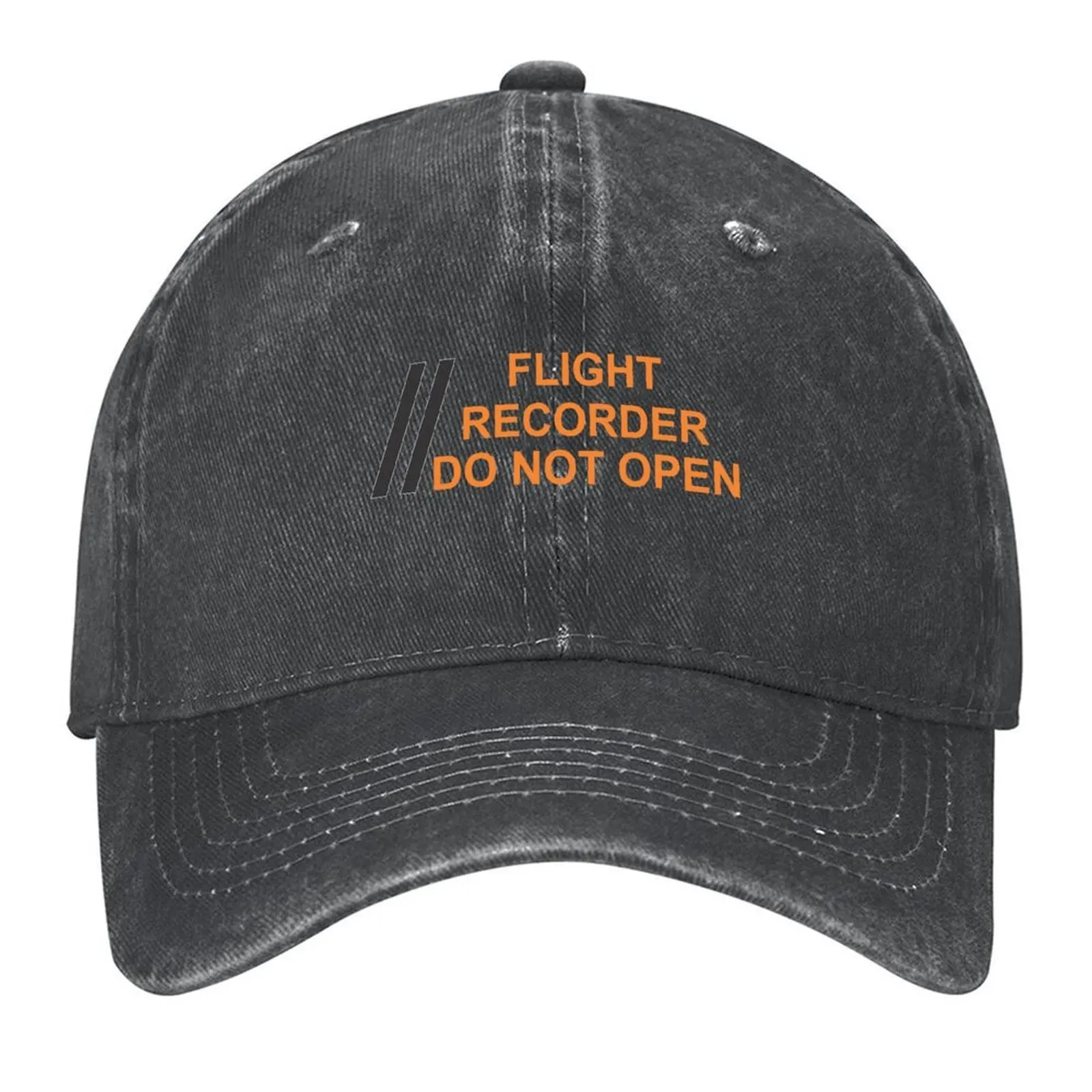 

BLACK BOX - Flight Recorder - Do Not Open DZ11 Baseball Cap Beach Bag dad hat black Kids Hat Sun Hats For Women Men's