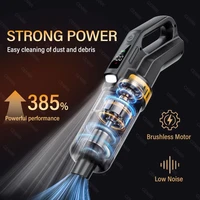 CENRR Powerful Cordless Car Vacuum Cleaner Mini Handheld Blower Pet Cleaner Sucking Hair Portable Vacuum Cleaner for Home 4