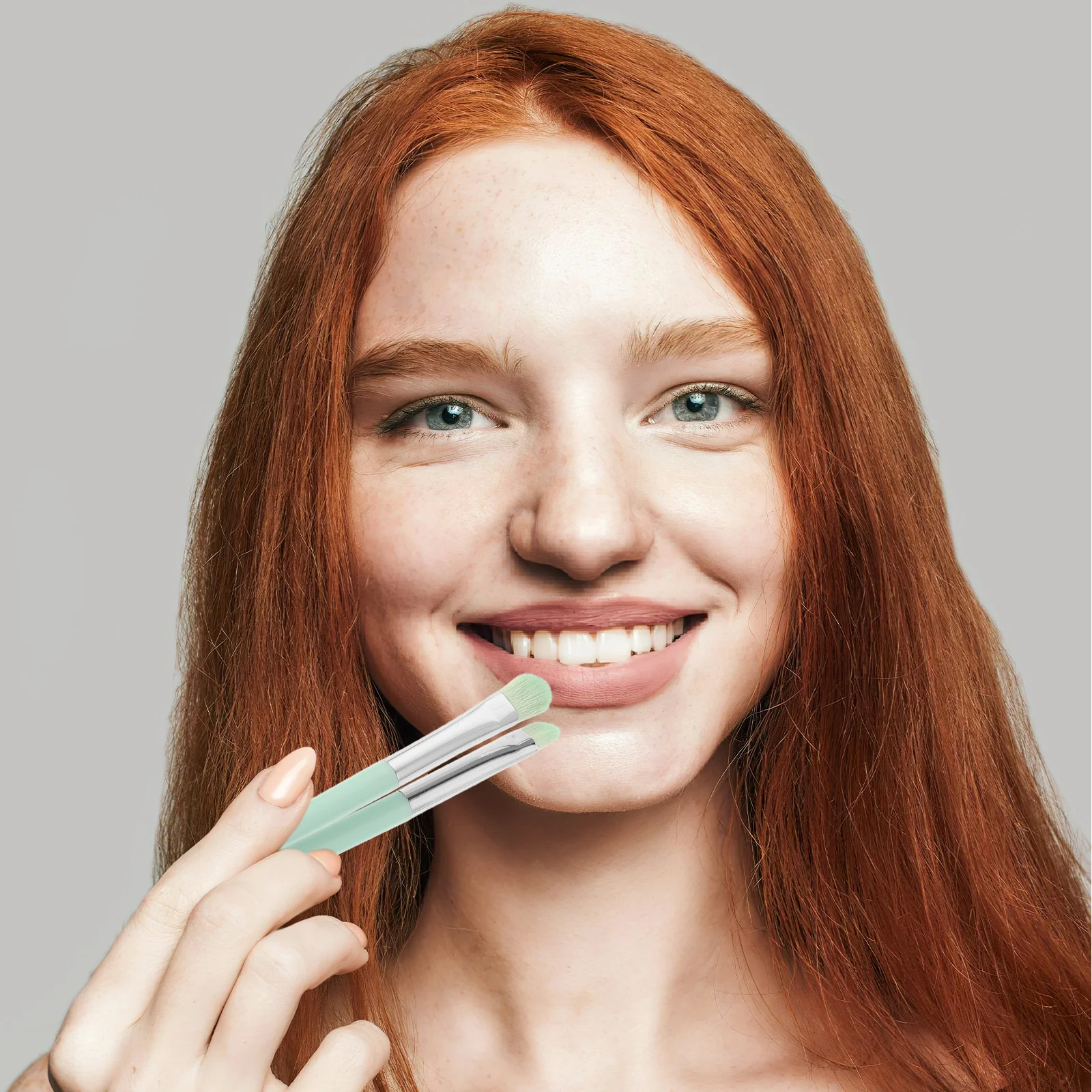 

1Set Retractable Makeup Brushes Set Soft Bristles for Eyeshadow Concealer Blush Travel Compact Makeup Tools Women