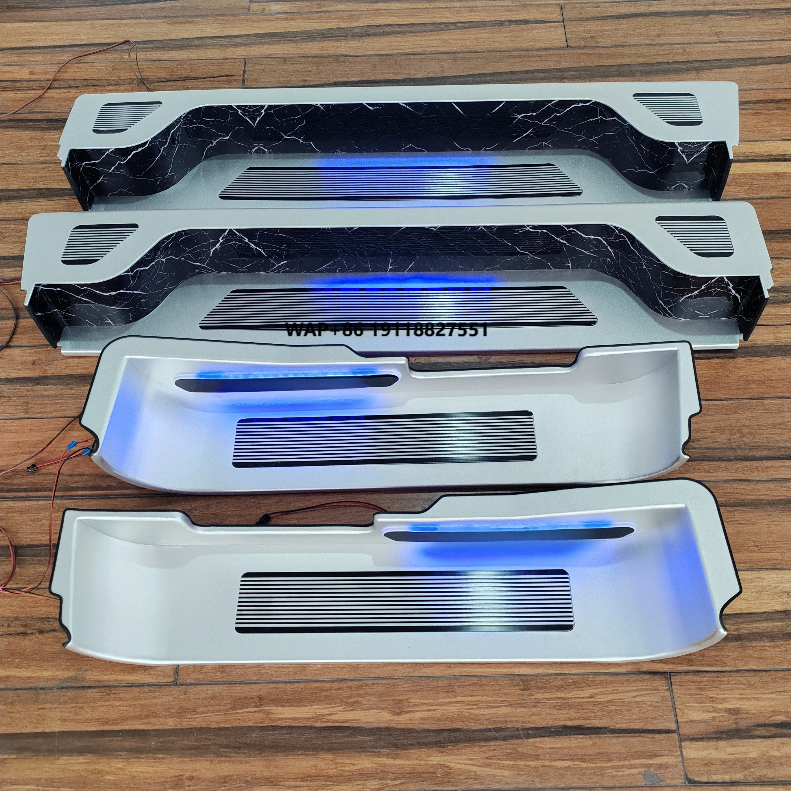 

New V260 V250 Sprinter W906 W907 Interior Accessories Aluminum Alloy LED Car Moving Door Sill Welcome Pedal