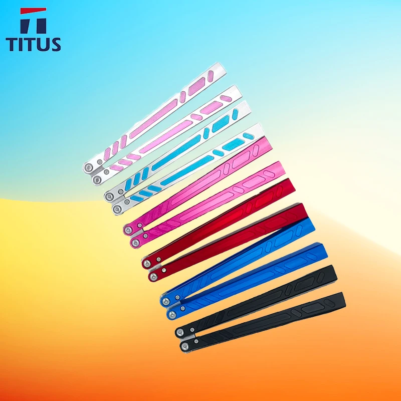 

TITUS Barebones BB Trainer 7075 Aluminum Channel Handle Bushing System Pocket EDC Tool Knife