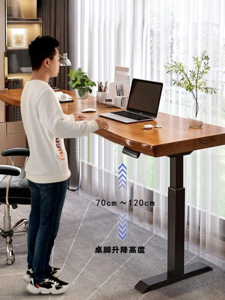 

Desk Learning Computer Desk Solid Wood Standing Workbench Home Intelligent Electric Lifting Table