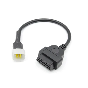 OBD2 -Stecker für Motorrad, Adapter für Yamaha/Suzuki/Kawasaki/Honda/Delphi/Ducati 3 Pins 4 Stifte 6 Stifte 3 4 6 Pins OBD 2 Verlängerungskabel 10 Hauptverkäufe OBD2 -Kabel - №6