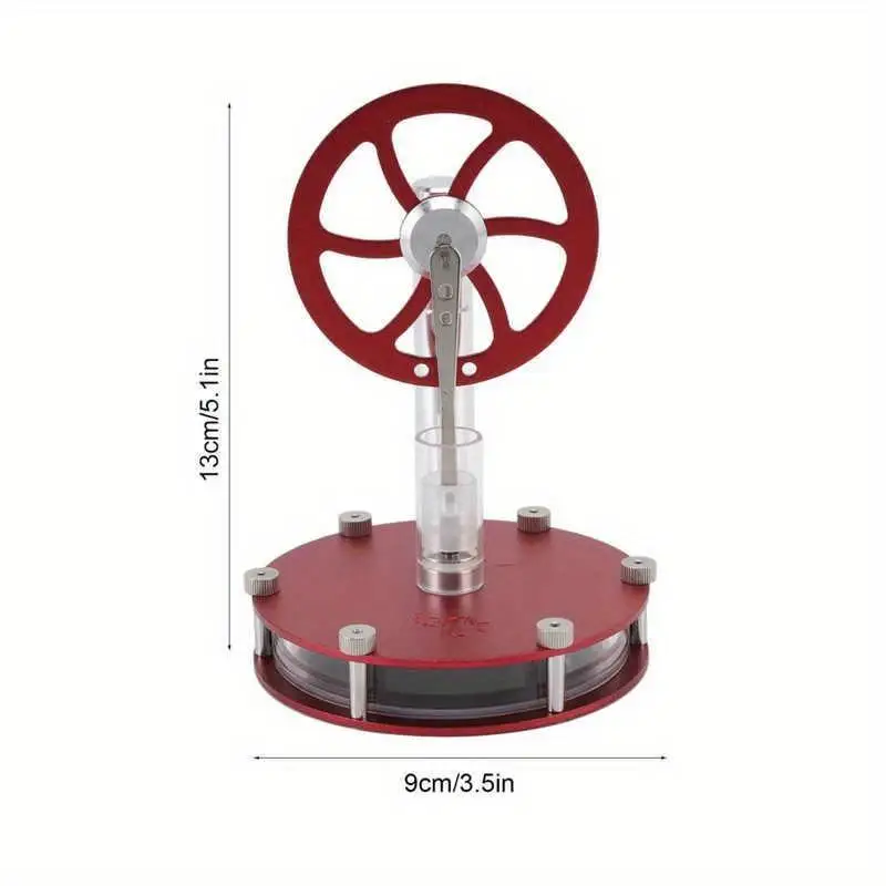1PC Low Temp Differential Stirling Engine Model for Creative Physics Experiments
