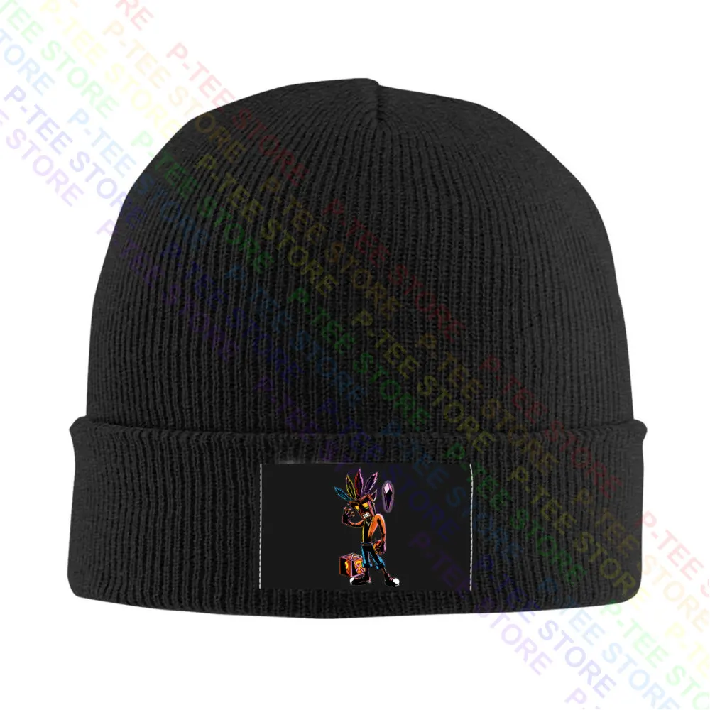 Crash Bandicoot Aku Aku Mask Baseball Cap Snapback Caps Knitted Bucket Hat