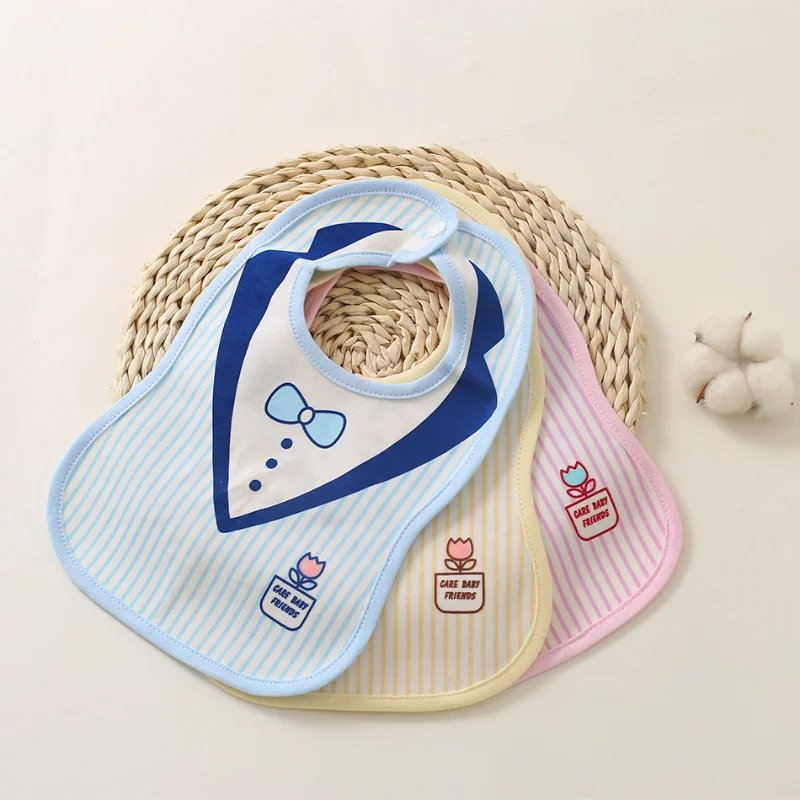 

xgnvpy Baby personalized waterproof bib baby drool pocket Newborn cotton waterproof bib drool towel