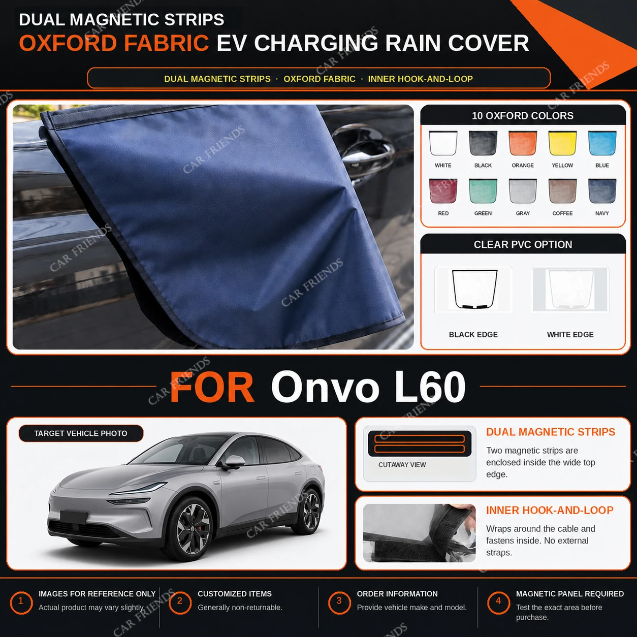 capa-de-chuva-para-porta-de-carregamento-ev-onvo-l60-em-tecido-oxford-com-tiras-magneticas-duplas-impermeavel-para-carregamento-externo