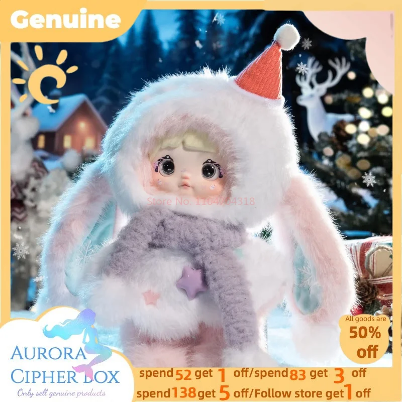 جديد حقيقي نومي السحرية عشية عيد الميلاد سلسلة الفينيل دمية قلادة سر مفاجأة Kawaii صندوق أعمى عمل الشكل هدية السنة الجديدة