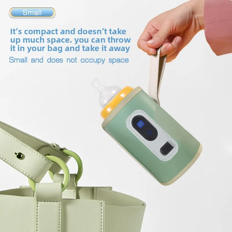 Langkes High-end Baby Bottle Insulation Cover Universal for Children Portable Outdoor Milk Warmer New Home-use Heating Milk Warm
