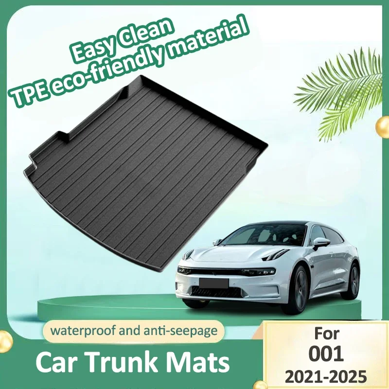 

Rear Trunk Mat For Zeekr 001 2021 2022 2023 2024 2025 Washable Storage Mat Rollable Back Box TPE Material Car Trunk Mattress