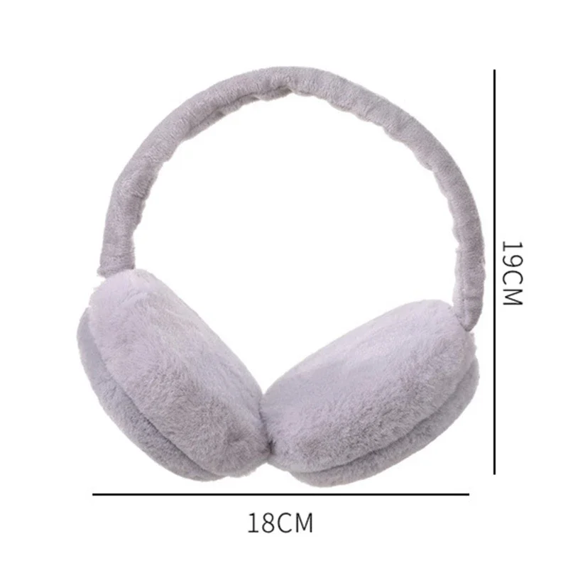 2022 New Soft Plush Ear Warmer Winter Warm Earmuffs for Women Fashion Solid Earflap Outdoor Cold Protection Ear-Muffs Ear Cover