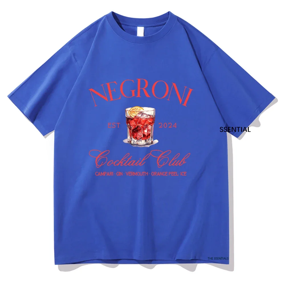 Negroni Social Club T Shirts Fashion Men/Women Clothing Harajuku Vintage Tshirt Unisex Streetwear Cotton Tops Graphic T-Shirts image 5