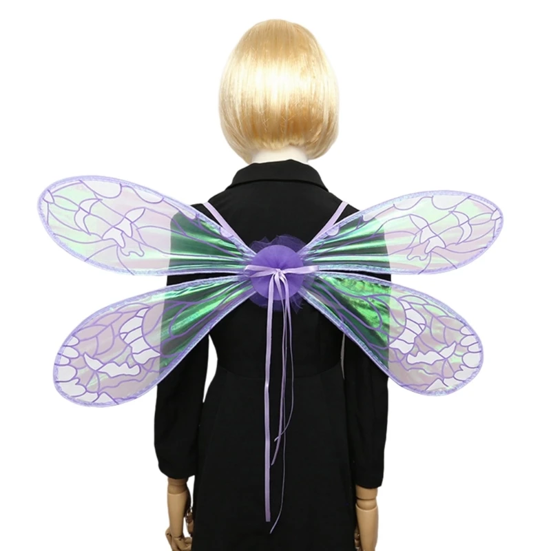 ปีกผีเสื้อเครื่องแต่งกาย Cosplays Fairy Wing ฮาโลวีน Angel Wing เจ้าหญิงการแสดง Props สำหรับเด็กผู้ใหญ่