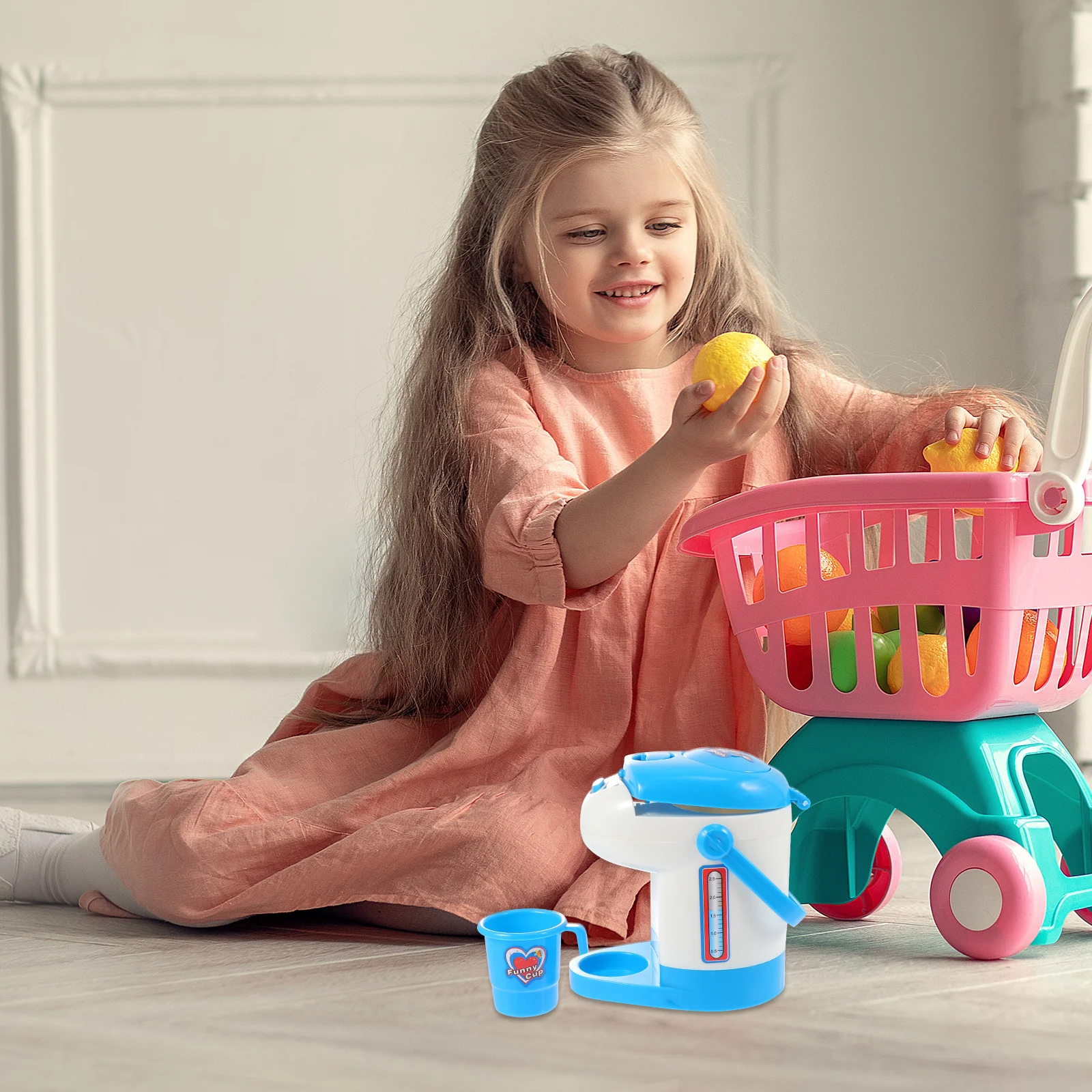 

Kids Water Dispenser Simulation Mini Home Appliance Funny Drinking Fountain Child