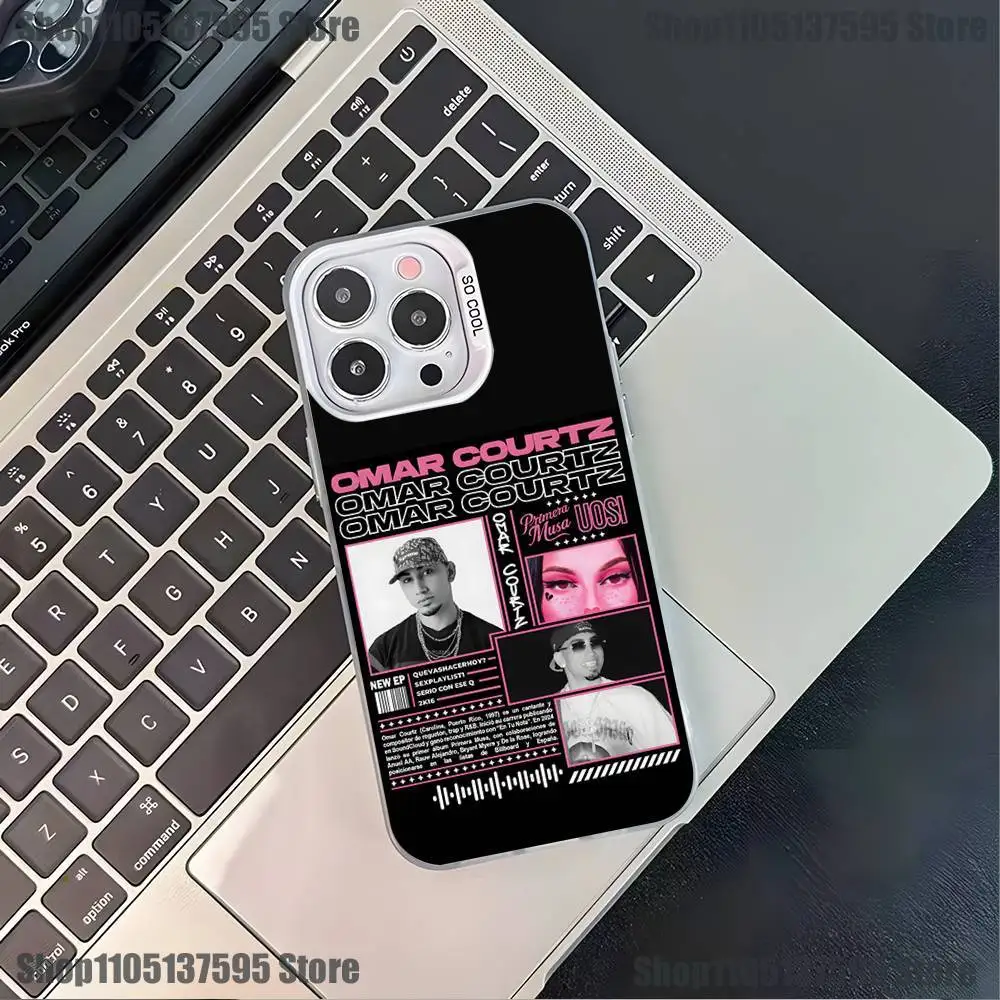 حافظة هاتف Primera Musa Omar Courtz لهاتف iPhone 17,16,15,14,13,12,11,Pro,XS,Max,Plus,Mini,SE4,E غطاء أبيض غير لامع مقاوم للصدمات #2