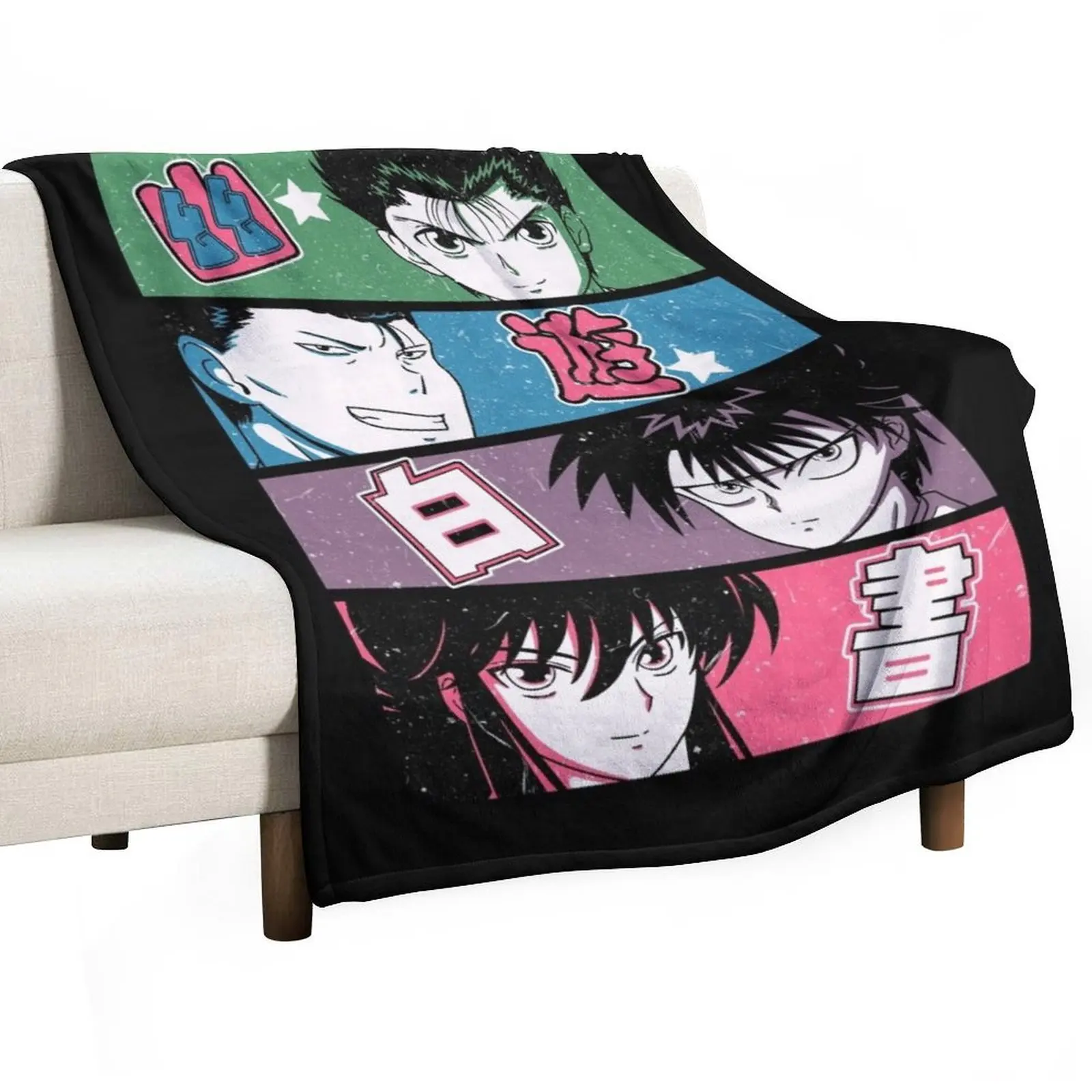 Anime Colors Throw Blanket Extra Large Throw Thermals For Travel Giant Sofa Blankets