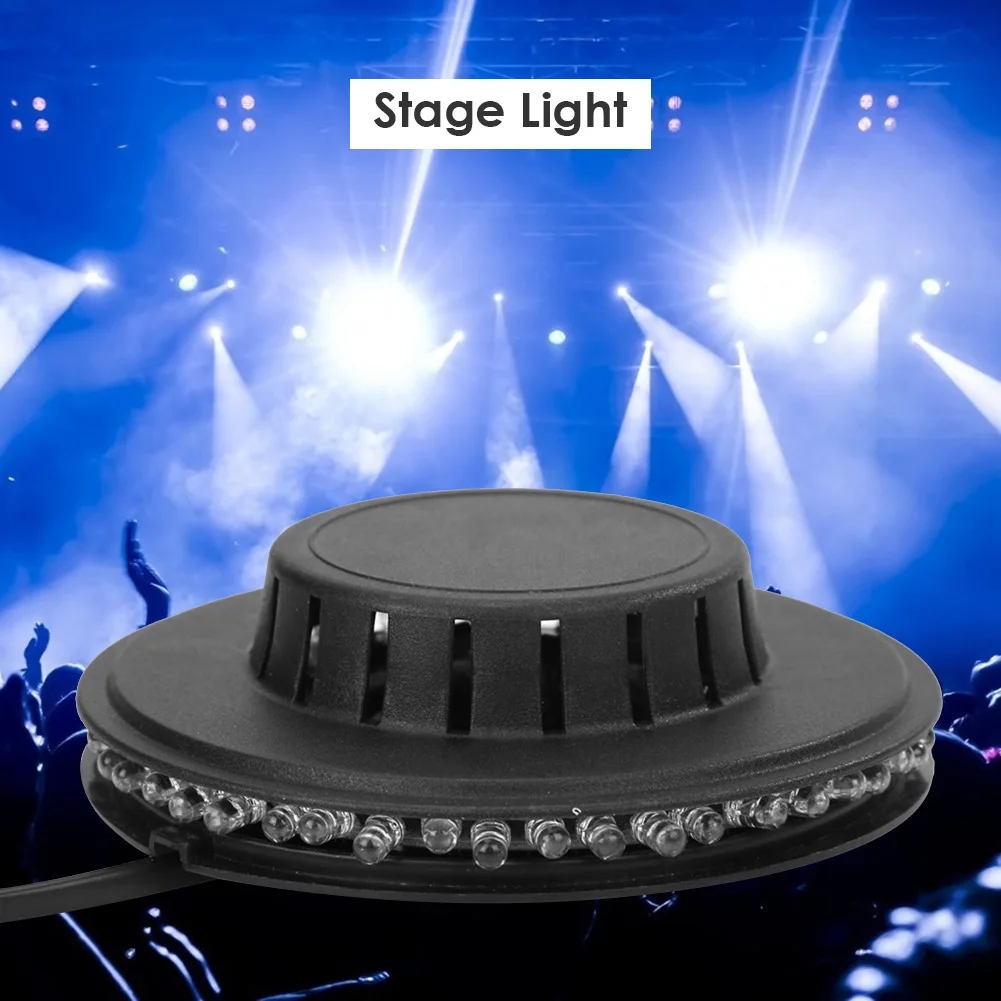 LED USB RGB Stage Light Mini Colorful Rotating KTV Bar Home Party DJ Disco Effect Lamp Laser LED Disco Sound Strobe Lamp